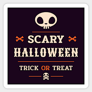 Scary Halloween - Trick Or Treat Sticker